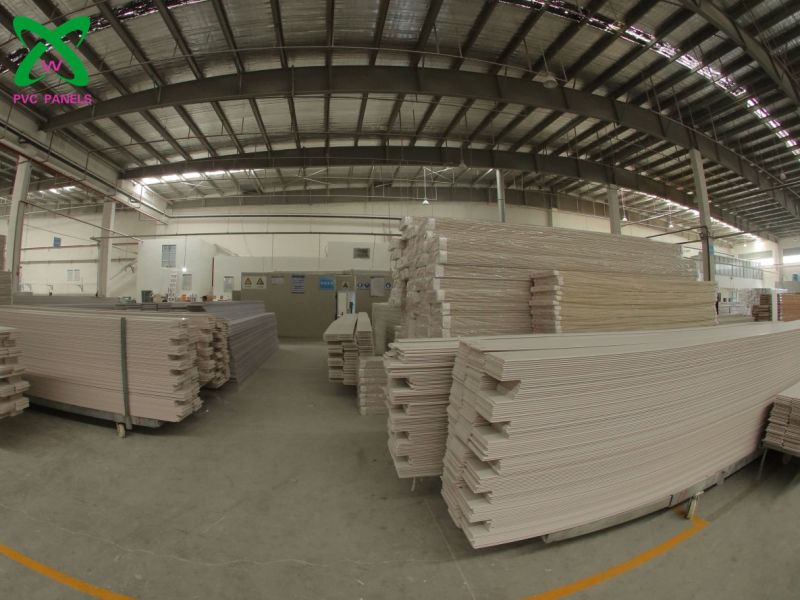 250mm 200mm Flat PVC Ceiling Panel Decorating PVC Wall Panel