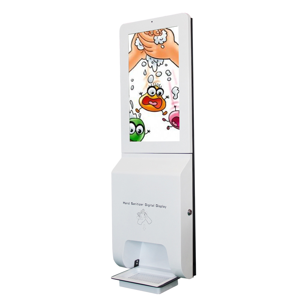 Automatic Dispenser Gel Hand Sanitizer Signage Display Auto Digital Dispenser Digital Signage Display