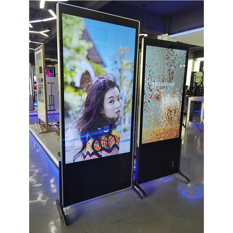 Indoor 49inch Single Side 700nits Digital Totem WiFi Touch Screen for Shopping Mall