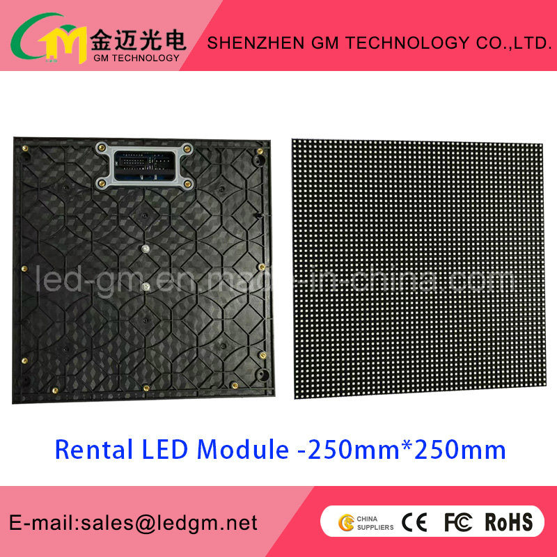 Indoor P3.91 Die-Casting Aluminum Cabinet LED Video Wall for Rental
