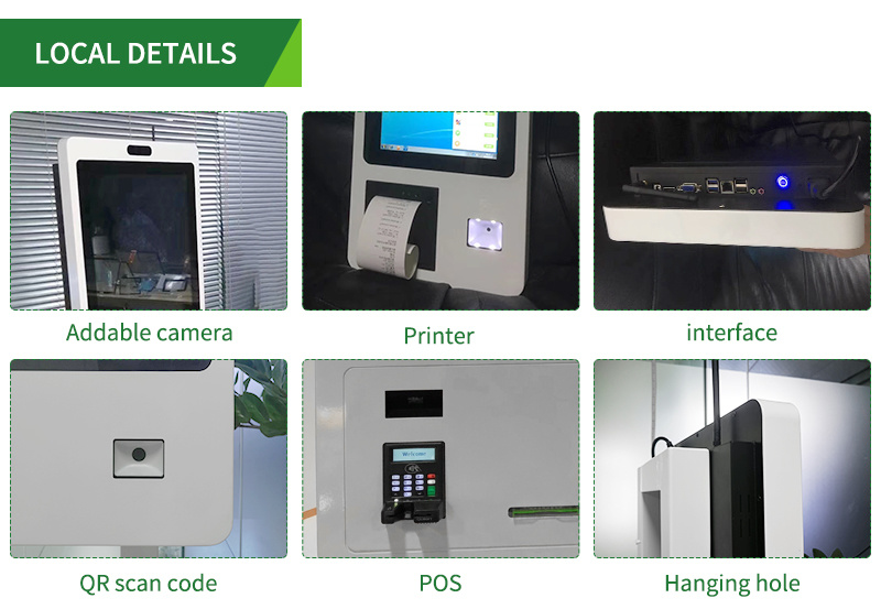 POS Terminal Credit Card Reader RFID Checkout Self Service Shop Restaurant Kiosk Payment Machine