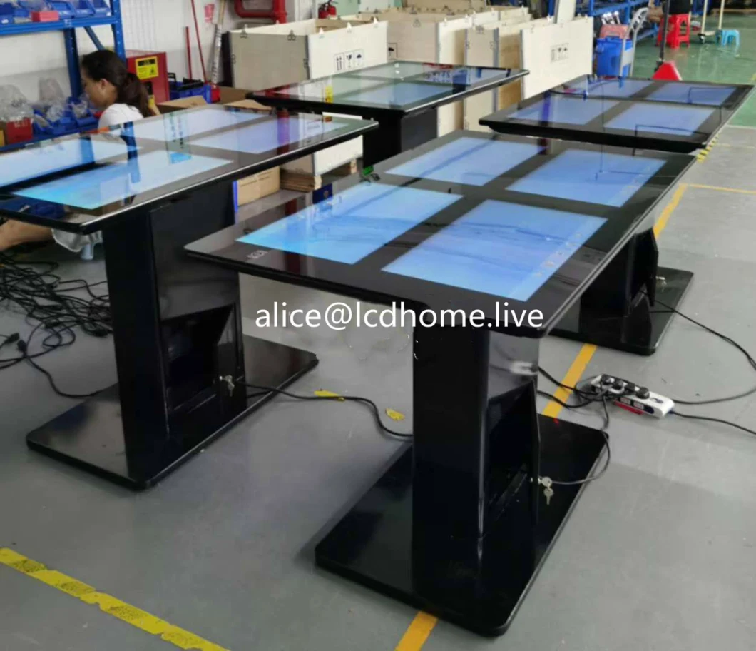 Waterproof Smart Touch Coffee Table Multi Touch Table Android Embedded Touch Table