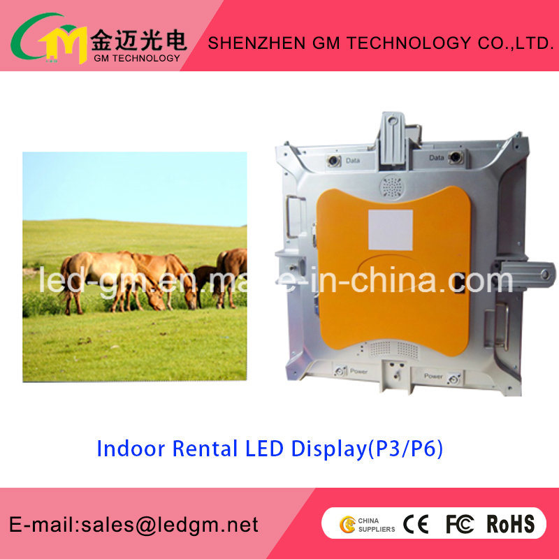 High Resolution Indoor P3 Die Casting Aluminum Rental LED Display Screen/LED Video Wall