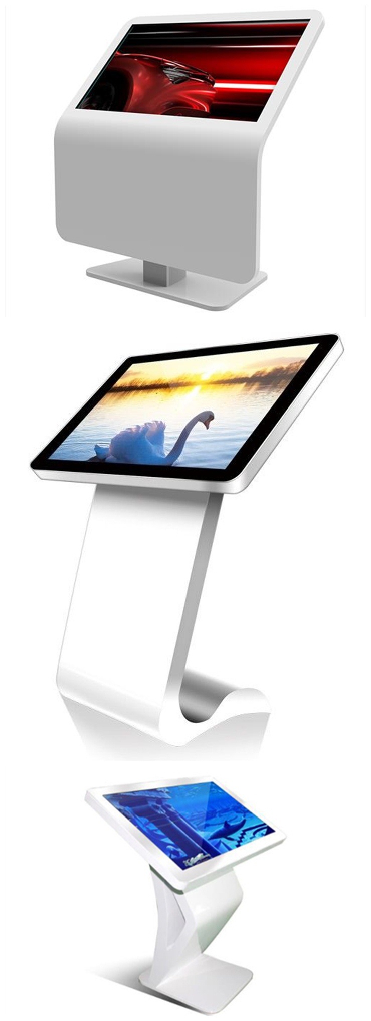 Horizontal Advertising Display with Touch Screen Advertising Player 32 Inch Full HD LED Ad Playerad Player