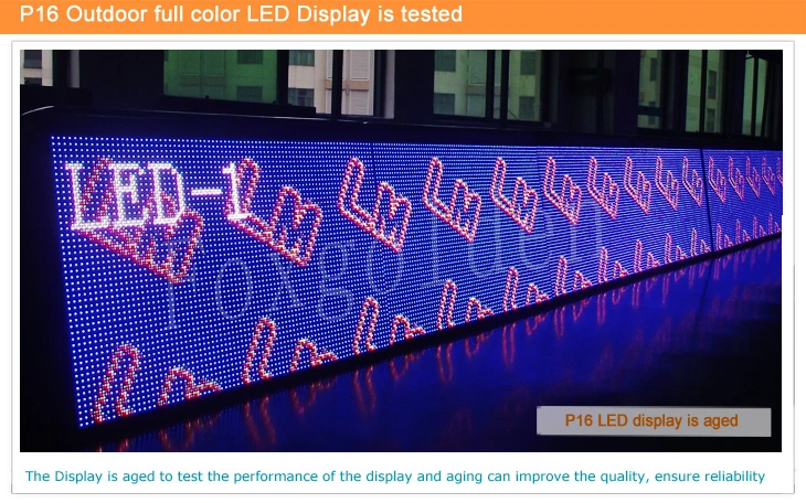 P6 Full Color HD Outdoor LED Advertising Display Screen