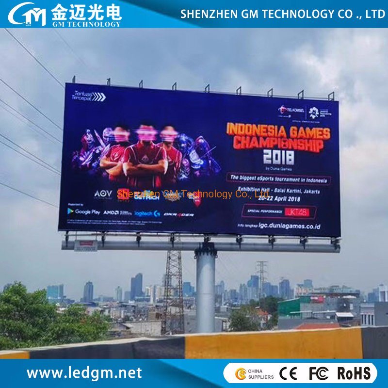 P10 P8 P6 Full Color Outdoor Fixed LED Billboard Advertising Video Display Panel Screen