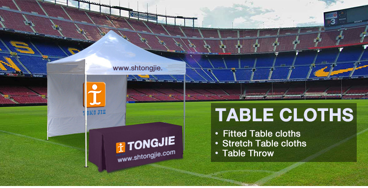 Promotional Tradeshow and Exhibition Fitted Stretch Custom Table Cloth