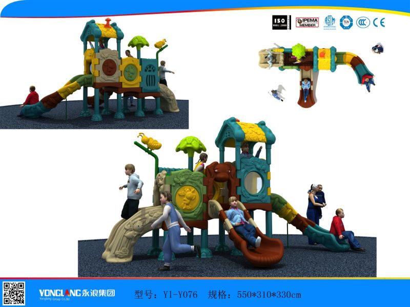 Yonglang Playground Equipment Outdoor Playground Slide (YL-Y076)