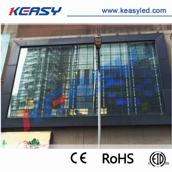 P10 Transparent Glass LED Display (LED Screen) for Advertising Billboard
