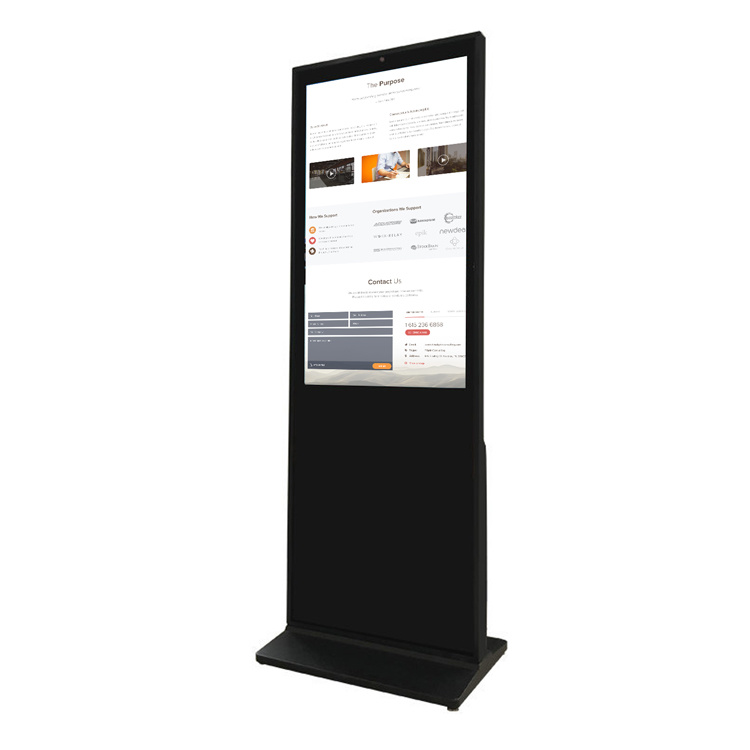Customized Outdoor LCD Signage Digital Panel Supermarket Advertising Digital Display Advertising Kiosk