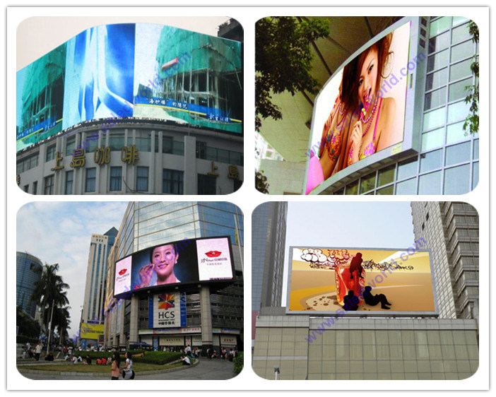 P20 Outdoor LED Screen Panel Display Factory on The Buliding