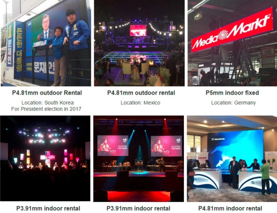 P3.9 Outdoor Stage LED Display Screen Rental Stage LED Display HD LED Video Wall