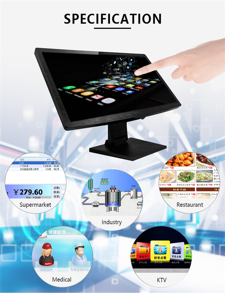 21.5 Inch Touch Screen Cheap Monitor LCD Touch Screen Monitor