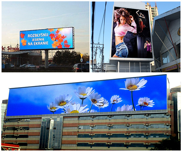 P8 SMD3535 Large Outdoor Fixed LED Display& Full Colour Billboard