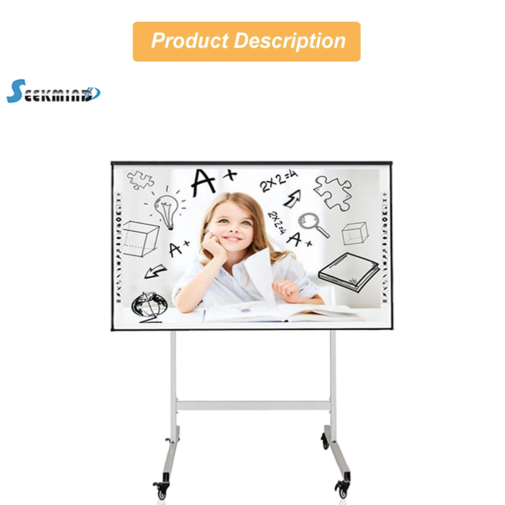 China Optical Interactive Whiteboard Smart Board with 2 Points Touch