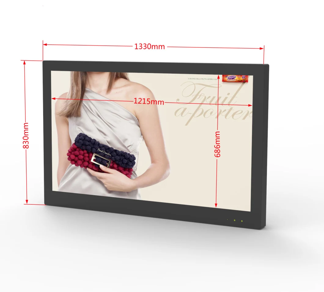 55 Inch Plug & Play Android Freestanding TFT LCD Digital Posters