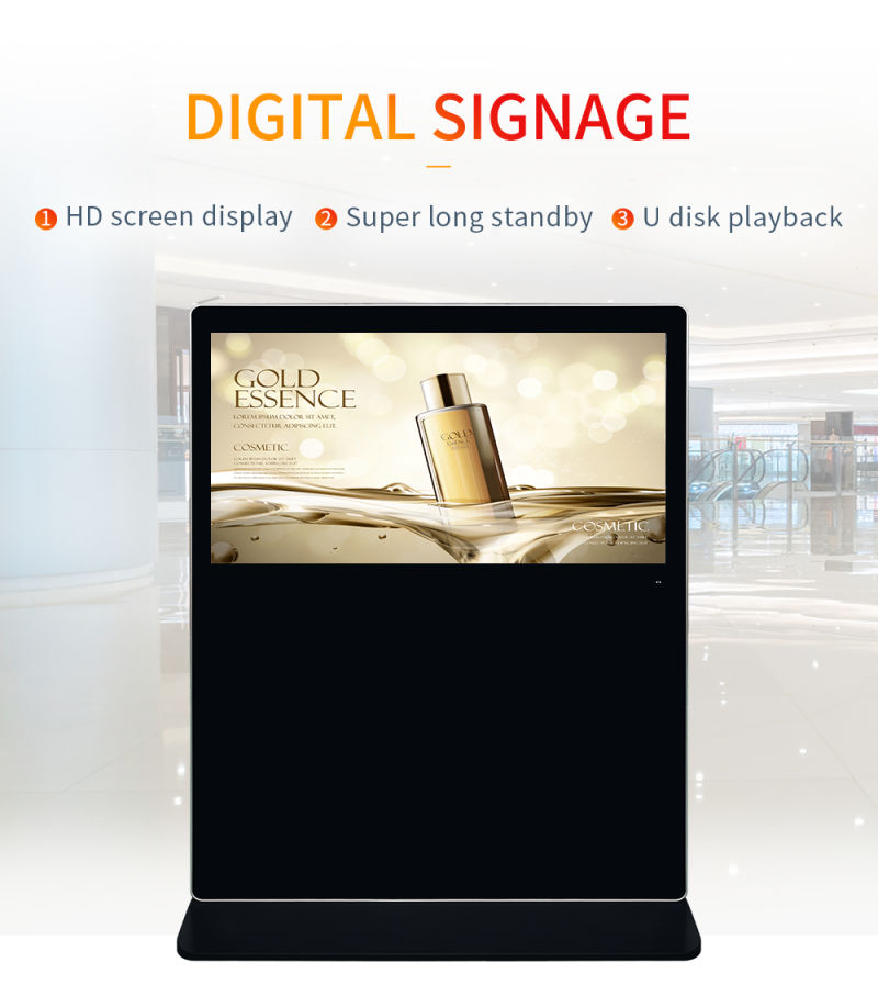 Kiosk Vertical Ad Player Touchscreen Information Kiosk Digital Screens for Retail