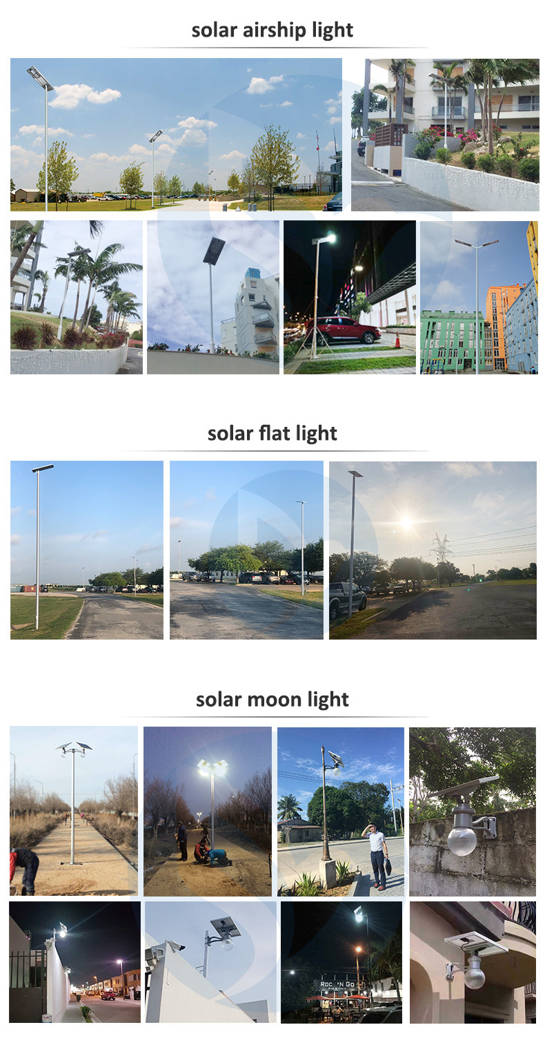 Outdoor Solar Light LED Street Lamps for Remote Area