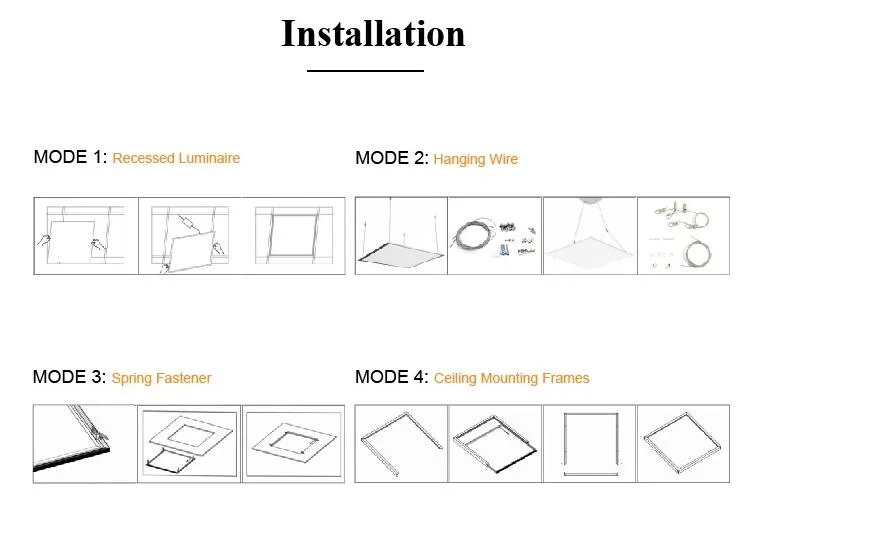 Indoor Panel 600X600 LED Panel Light Ceiling Flat Panel LED Lighting