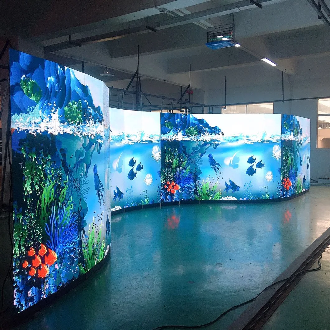 P2.6mm Indoor Curve LED Display Screen for Airport