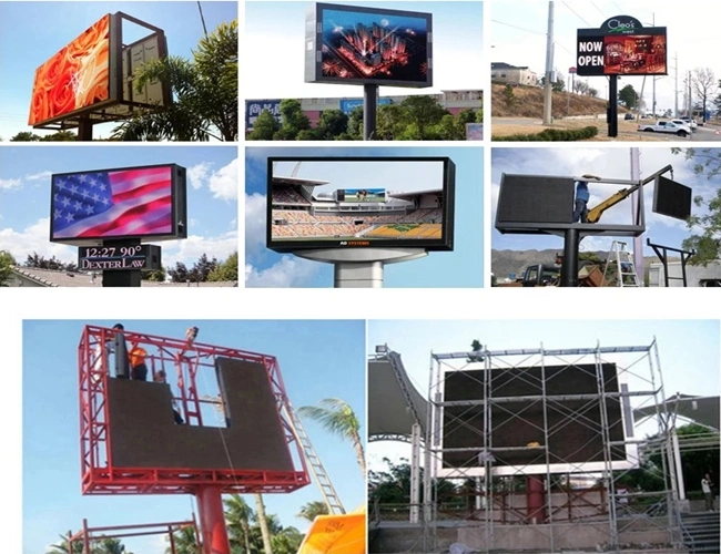 P6 Big Advertising Full Color Outdoor Double Faces LED Display Screen, LED Signs, LED Billboard