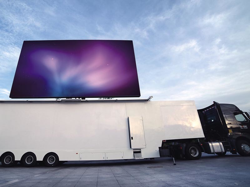 P16 Full Color Video Waterproof Outdoor Advertising LED Screen Truck