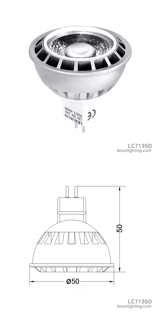 5W COB Commercial Spotlight for Cabinet display Showcase LC7135D