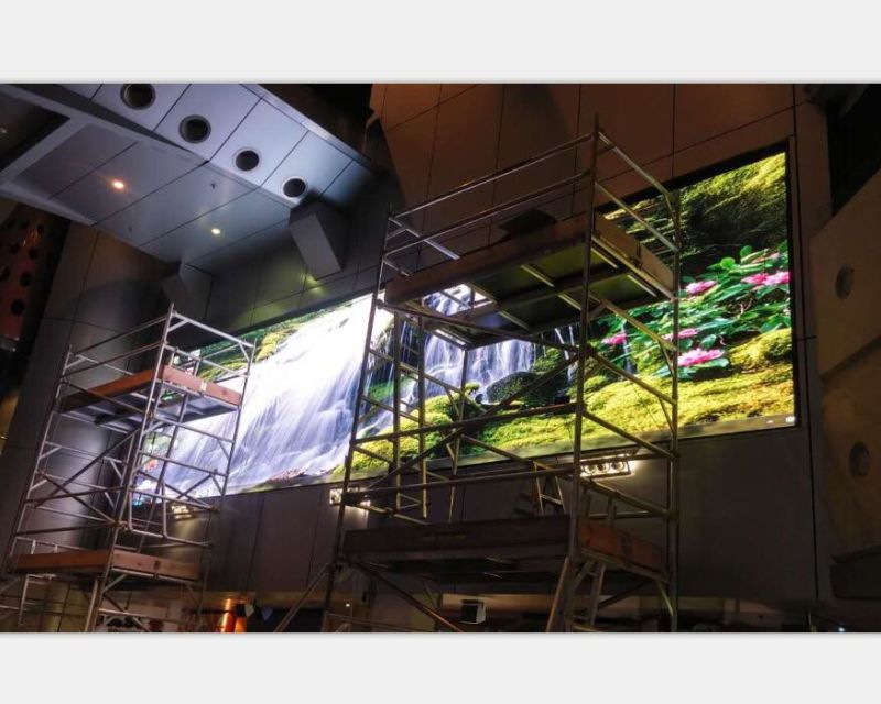 Front Service P6mm Indoor LED Video Display in Shopping Mall