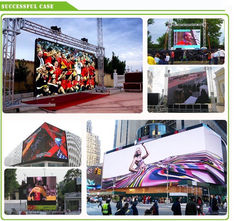 Full Color Advertising Outdoor LED Display P8/P10 LED Display Panel