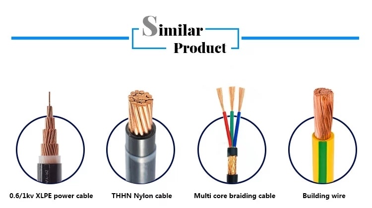 Flameproof Waterproof Industrial Rubber-Sheathed Electrical Power Cable IEC60228