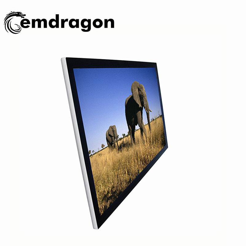 Wall Mount 15.6" Full HD 1080P LCD Digital Signage Advertisement Display, LCD Digital Signage Wall Mount with USB Drive