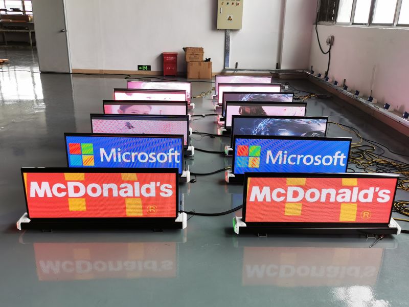 P3 Taxi Roof LED Display Taxi Top LED Display LED Commercial Advertising Display Screen