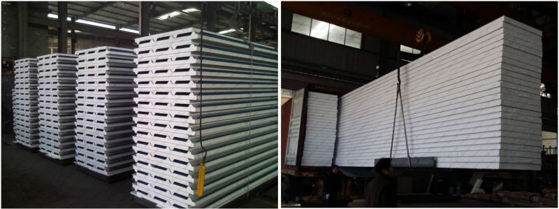 Export Well Waterproof Polyurethane Fiber EPS Sandwich Roof Panels