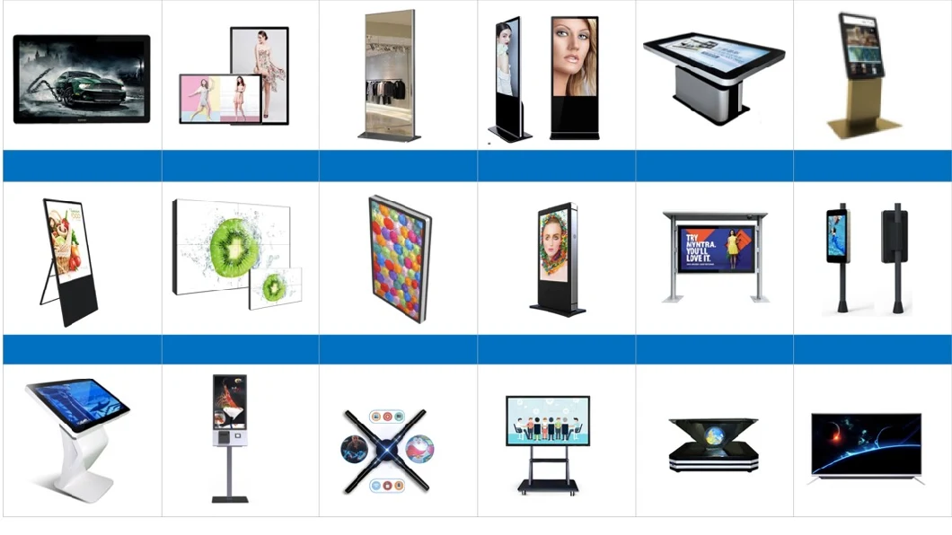 43inch Indoor Floor Stand Digital Signage Player Shopping Mall Big LED Screen Vertical LCD Advertising TV