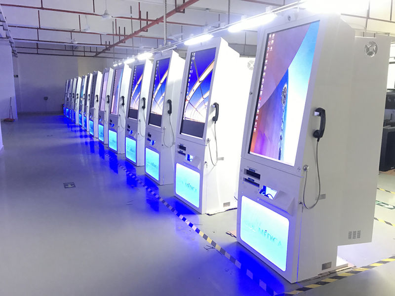 High Brightness Stand Alone Advertising Kiosk for Government
