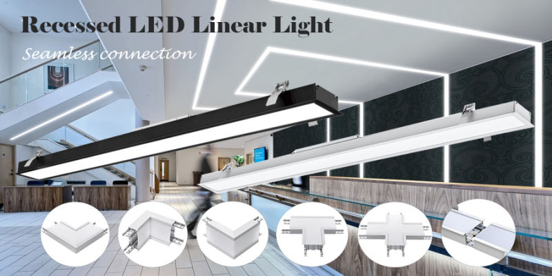 Commercial Ceiling Recessed LED Linear Light for Shopping Mall 80W