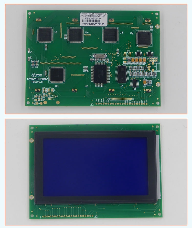 OEM 240*128 Graphic Stn LCD Display 240X128 LCD Module with T6963c Controller Board