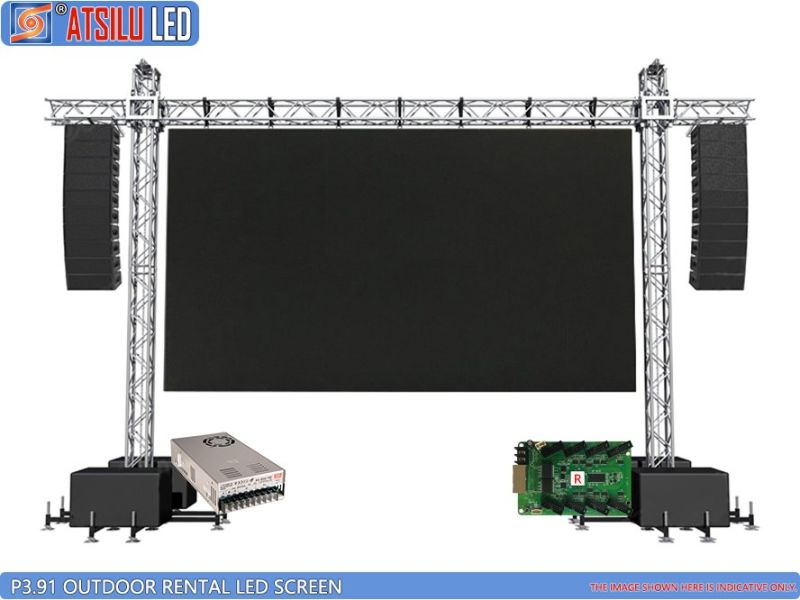 P3.91mm Outdoor Rental LED Screen High Brightness LED Panel Display