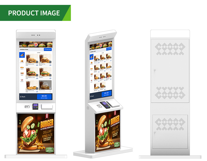 Ice Cream Shop Order Kiosk Bread Store Checkout Machine Self Service Order Payment Terminal Smart Vending Machine