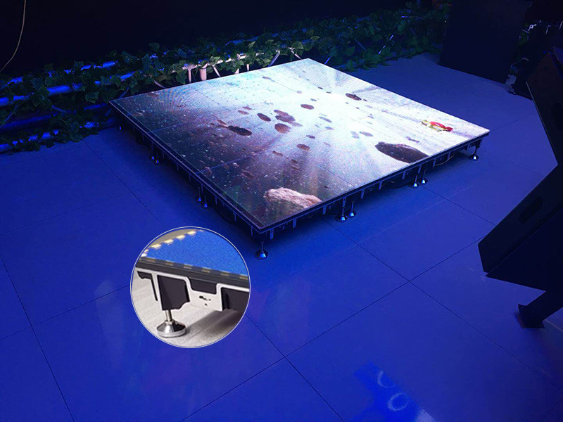 Slim High Brightness Floor Screen LED Display for Rental