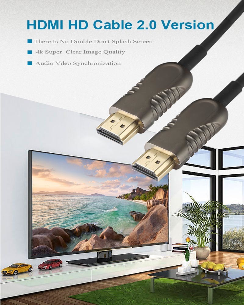 HDMI Standard Flat HDMI Cable, High Speed HDMI Cable Flat Wire 4K Ultra HD 3D 2160p 1080P Ethernet