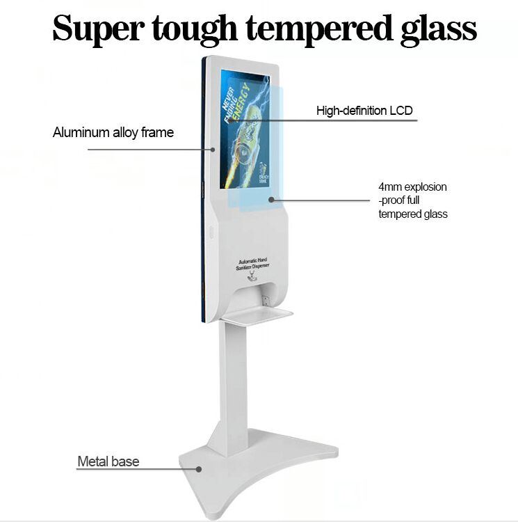 21.5 Inch Digital Signage with Sanitizer Dispensers