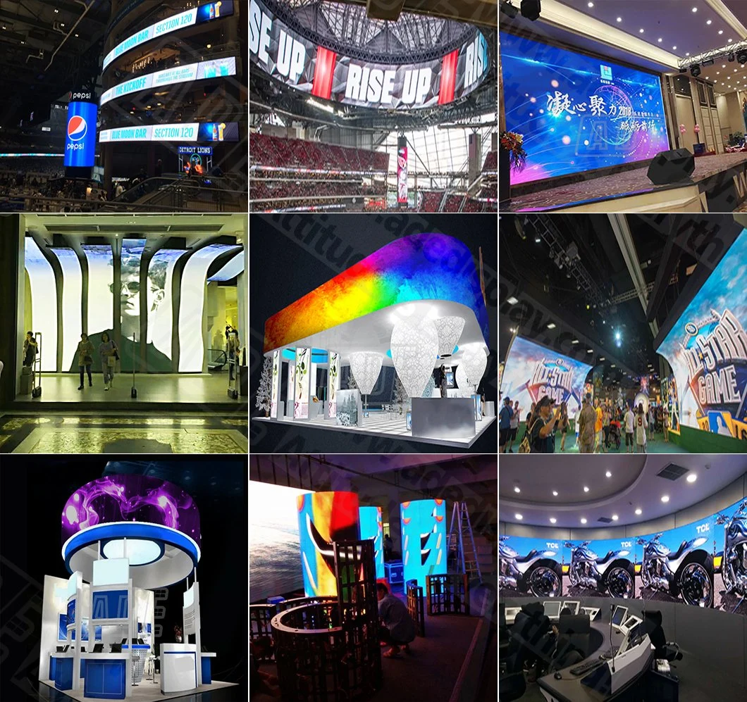 Flexible LED Video Wall for Curved Flexible Cylinder LED Wall Stage Concert Renal LED Screen