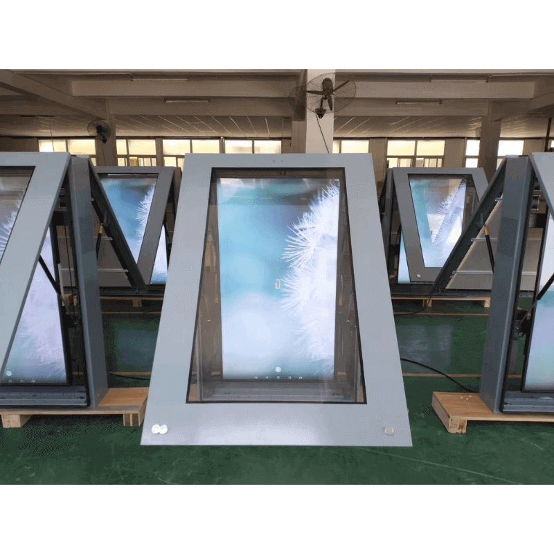 Interactive Dual Side 75inch Passenger Information Display System LCD Display