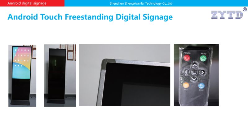 55"IR Touch Freestanding Digital Signage with Android System