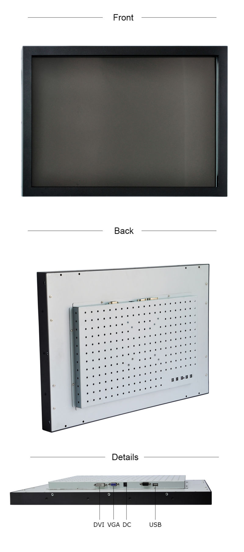 Tablet PC 22inch Cjtouch Multimedia Interacitive Infrared Industrial Wall Touchscreen Pcap IR LCD Monitors