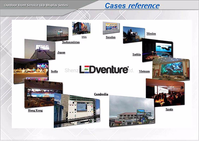 P10 Full Color Video Display Outdoor Advertising LED Display