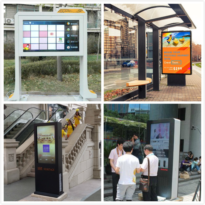 43inch Interactive Floor Standing Outdoor LCD Interactive Kiosk