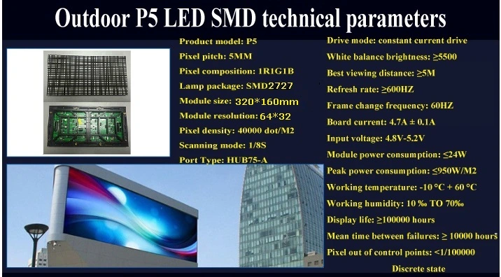 Mg Aluminum Alloy Cabinet Outdoor Rental LED Display Screen Indoor P5 SMD LED