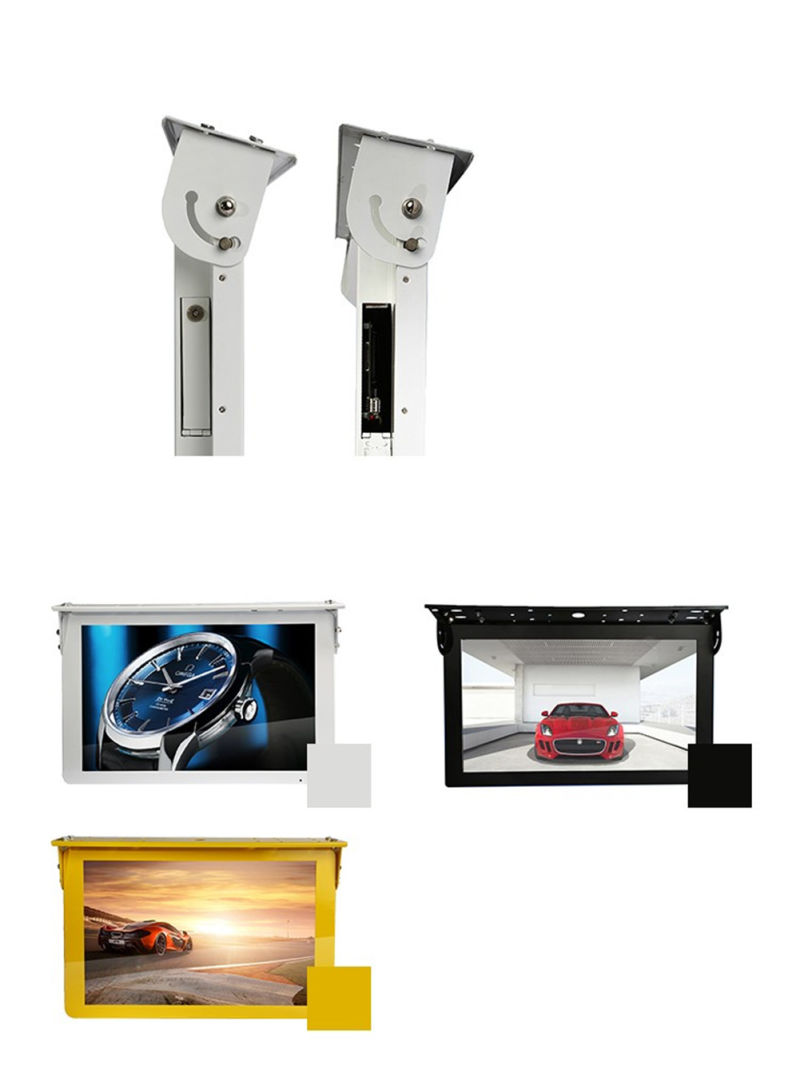 22 Inch Taxi Hanging Single HD ADP Android Touch Ads Display Bus TV with SD Card Slot LCD LCD Digital Signage LCD Monitor